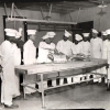<p>Since the Army remained segregated until 1947, black soldiers attending the Bakers and Cooks School at Fort Slocum, shown here in 1941, attended classes separate from their white counterparts.</p>